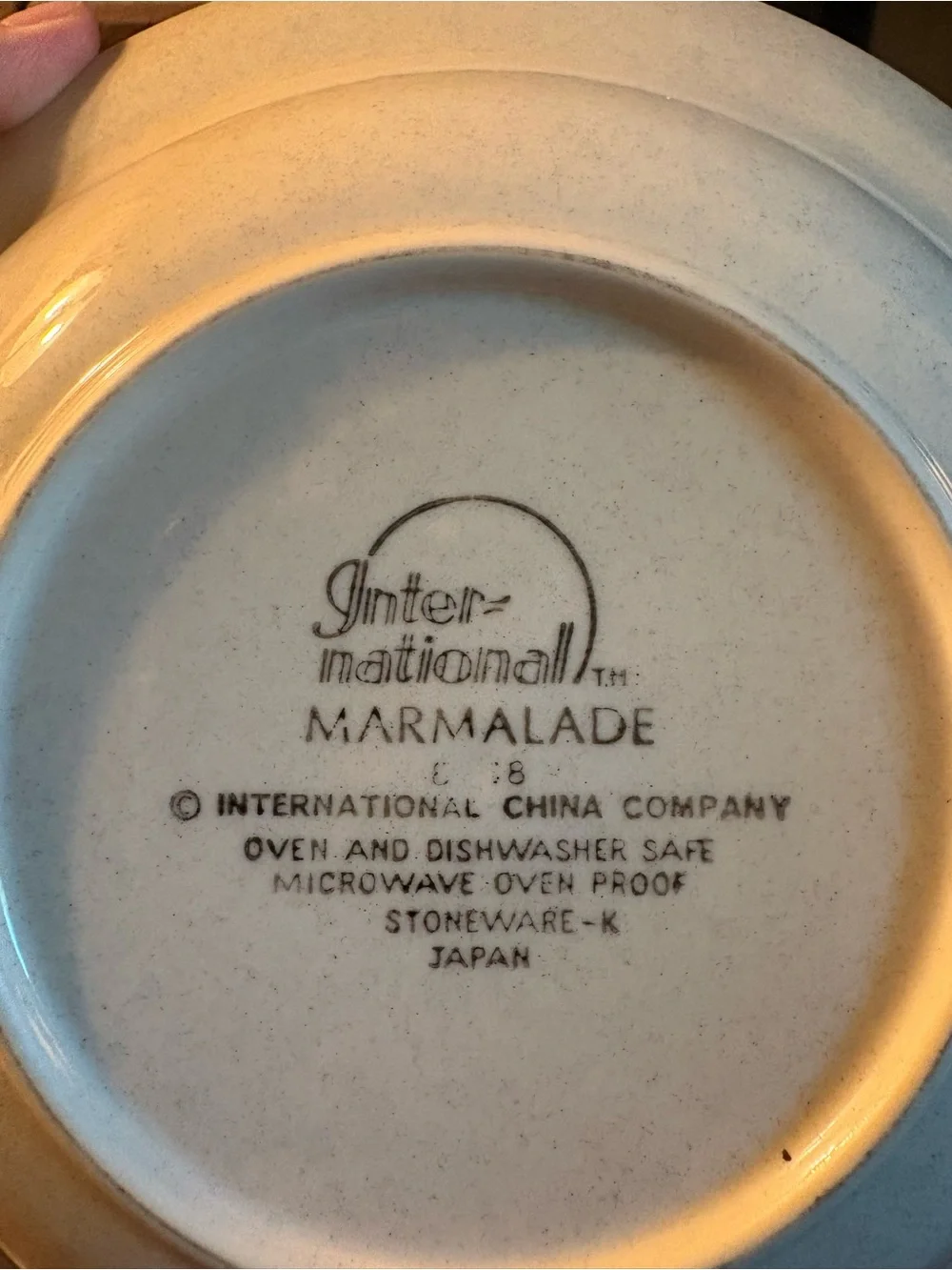 Vintage 1980s International Tableworks Marmalade 2 Geese with Pear serving bowl